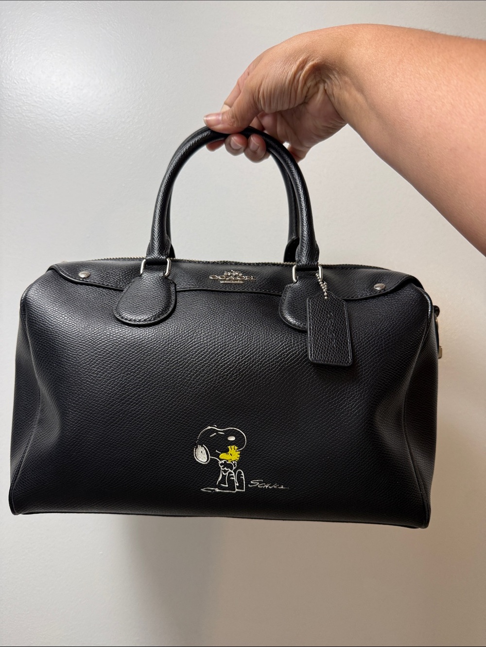 Coach x Peanuts Snoopy Bennett Satchel